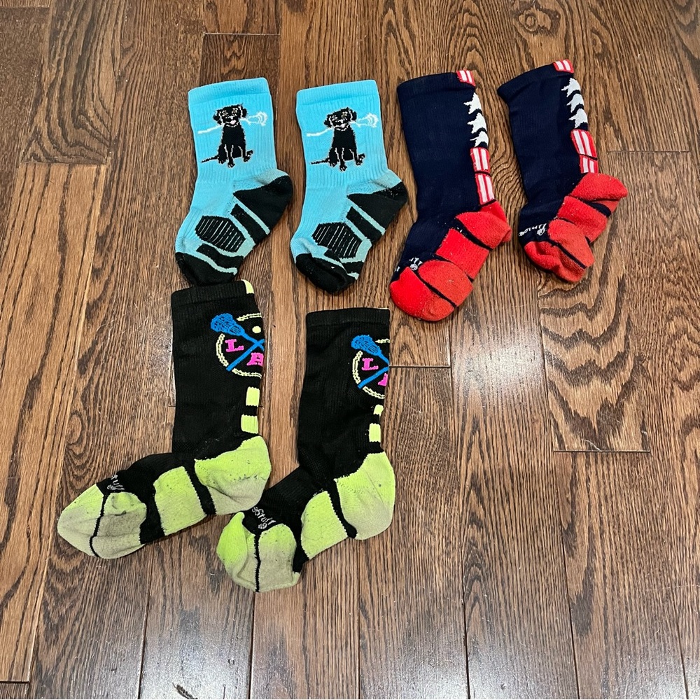 3 Pairs {Mad Sports Stuff} Socks, Big Boys OS